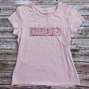 Women's GUESS Logo Short Sleeve T-shirt Size XL